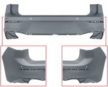 PARE-CHOCS VOLKSWAGEN GOLF VIII 2020-> ARRIÈRE / AVEC 4 CAPTEUR / AVEC APPRET