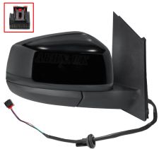 RÉTROVISEUR FORD TOURNEO CONNECT 2022-> ÉLÉCTRIQUE / CHAUFFANT / NOIR GLOSSY / DROIT