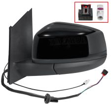 RÉTROVISEUR FORD TOURNEO CONNECT 2022-> ÉLÉCTRIQUE / CHAUFFANT / RABATTABLE ÉLÉCTRIQUEMENT / ANTENNE / NOIR GLOSSY / GAUCHE