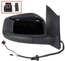 RÉTROVISEUR FORD TOURNEO CONNECT 2022-> ÉLÉCTRIQUE / CHAUFFANT / RABATTABLE ÉLÉCTRIQUEMENT / SIDE ASSIST / NOIR GLOSSY / DROIT