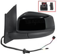 RÉTROVISEUR FORD TOURNEO CONNECT 2022-> ÉLÉCTRIQUE / CHAUFFANT / RABATTABLE ÉLÉCTRIQUEMENT / SIDE ASSIST / NOIR GLOSSY / GAUCHE