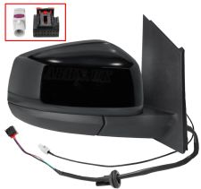 RÉTROVISEUR FORD TOURNEO CONNECT 2022-> ÉLÉCTRIQUE / CHAUFFANT / ANTENNE / NOIR GLOSSY / DROIT