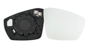 VERRE DE RÉTROVISEUR VOLKSWAGEN T-CROSS 2019-> AVEC SUPPORT / CHAUFFANT / CONVEXE / DROIT