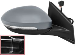 RÉTROVISEUR VOLKSWAGEN TAIGO 2021-> ÉLÉCTRIQUE / CHAUFFANT / FEU CLIGNOTANT / FEU DE SOL / RABATTABLE ÉLÉCTRIQUEMENT / MÉMOIRE / AVEC APPRET / DROIT