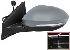 RÉTROVISEUR VOLKSWAGEN TAIGO 2021-> ÉLÉCTRIQUE / CHAUFFANT / FEU CLIGNOTANT / FEU DE SOL / RABATTABLE ÉLÉCTRIQUEMENT / AVEC APPRET / GAUCHE