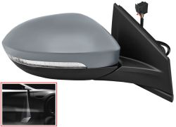 RÉTROVISEUR VOLKSWAGEN TAIGO 2021-> ÉLÉCTRIQUE / CHAUFFANT / FEU CLIGNOTANT / FEU DE SOL / RABATTABLE ÉLÉCTRIQUEMENT / MÉMOIRE / SIDE ASSIST / AVEC APPRET / DROIT