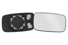 VERRE DE RÉTROVISEUR VOLVO 760 1982-1990 AVEC SUPPORT / CONVEXE / DROIT