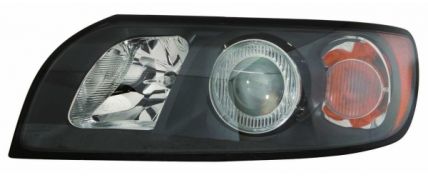 PHARE AVANT VOLVO S40 2004-2007 BASE NOIRE / GAUCHE