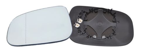 VERRE DE RÉTROVISEUR VOLVO S40 2007-2012 AVEC SUPPORT / CHAUFFANT / ASPHÉRIQUE / GAUCHE