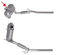 FILTRE À PARTICULES AUDI A1 1.6TDi Mot.CAYB/ CAYC (Catalyseur+FAP) FAP (2010-2011)