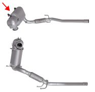 FILTRE À PARTICULES SEAT Toledo 1.6TDi Mot.CAYB/ CAYC (Catalyseur+FAP) FAP (2012-2015)