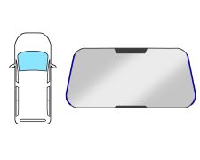 JOINT D'ÉTANCHÉITÉ PARE-BRISE RENAULT ESPACE 1996-2002 AVANT / GAUCHE+DROITE