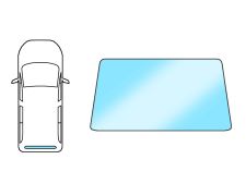 LUNETTE CITROEN EVASION 1994-2002 ARRIÈRE / CHAUFFANT / VERT / FEU STOP