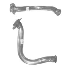TUYAU D'ÉCHAPPEMENT RENAULT Clio 1.9D Mot.F8Q (Sans Flexible) (2000-2001)