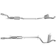 CATALYSEUR PEUGEOT 407 2.2i 16v Mot.3FZ (2º Catalyseur) (2004-2006)