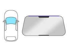 JOINT D'ÉTANCHÉITÉ PARE-BRISE OPEL TIGRA 1994-2004 AVANT / SUPÉRIEUR
