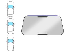 JOINT D'ÉTANCHÉITÉ PARE-BRISE RENAULT CLIO 2005-2009 3/5 PORTES / BREAK / AVANT / SUPÉRIEUR
