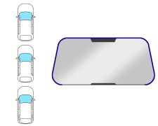 JOINT D'ÉTANCHÉITÉ PARE-BRISE TOYOTA COROLLA 2004-2007 3/4/5 PORTES / BREAK / AVANT / FORME EN U