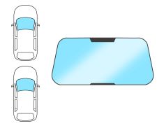 PARE-BRISE TOYOTA STARLET 1989-1996 AVANT / BLEU