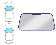 JOINT D'ÉTANCHÉITÉ PARE-BRISE RENAULT SUPER 5 1984-1996 3/5 PORTES / AVANT / COMPLÈTE