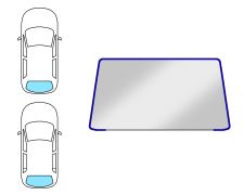 JOINT D'ÉTANCHÉITÉ LUNETTE PEUGEOT 106 1991-1996 3/5 PORTES / ARRIÈRE / FORME EN U