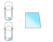 LUNETTE NISSAN PATROL 1998-2001 3/5 PORTES / ARRIÈRE / 2 PORTES ARRIÈRE / CHAUFFANTS / VERT / DROITE