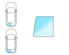 LUNETTE NISSAN PATROL 2004-2010 3/5 PORTES / ARRIÈRE / 2 PORTES ARRIÈRE / CHAUFFANTS / VERT / GAUCHE