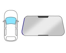 JOINT D'ÉTANCHÉITÉ PARE-BRISE MINI COOPER 2007-2010 AVANT / GAUCHE