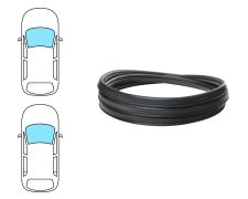 JOINT D'ÉTANCHÉITÉ PARE-BRISE CITROEN AX 1986-1992 3/5 PORTES / AVANT / ROULEAU 25 M