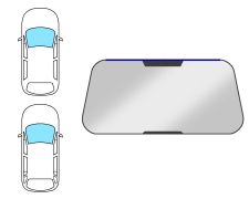 JOINT D'ÉTANCHÉITÉ PARE-BRISE JEEP CHEROKEE 1984-1995 3/5 PORTES / AVANT / SUPÉRIEUR