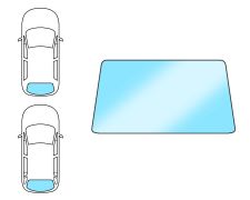 LUNETTE MITSUBISHI PAJERO 1983-1991 3/5 PORTES / ARRIÈRE / CHAUFFANT / VERT