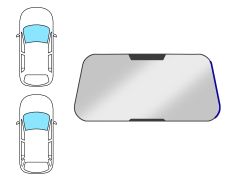 JOINT D'ÉTANCHÉITÉ PARE-BRISE BMW SERIE 5 (E34) 1987-1995 4 PORTES / BREAK / AVANT / DROITE