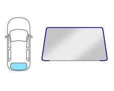 JOINT D'ÉTANCHÉITÉ LUNETTE BMW SERIE 5 (E60) 2003-2007 4 PORTES ARRIÈRE / FORME EN U