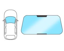 PARE-BRISE TOYOTA COROLLA 2020-> 4 PORTES / AVANT / VERT / ACOUSTIQUE / AVEC CAPTEUR / JOINTS PRÉMONTÉS