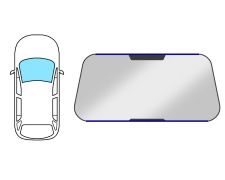 JOINT D'ÉTANCHÉITÉ PARE-BRISE OPEL ZAFIRA A 1999-2005 AVANT / INFÉRIEUR ET SUPÉRIEUR