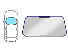 JOINT D'ÉTANCHÉITÉ PARE-BRISE MAZDA PREMACY 1999-2005 AVANT / FORME EN U
