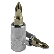 TÊTE POUR MANCHE TOURNEVIS PHILLIPS #2, CHROME
