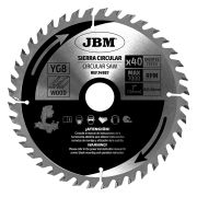 SCIE CIRCULAIRE, 40 DENTS, 185 MM, À BOIS. POUR RÉF. 60022
