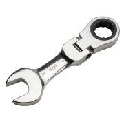 CLÉ MIXTE À CLIQUET ARTICULÉE COURTE – 17 MM