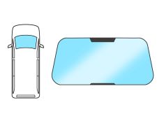 PARE-BRISE SUZUKI CARRY 1999-2005 AVANT / VERT BANDE BLEUE 