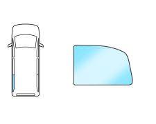 VITRE VOLKSWAGEN CARAVELLE 1996-2003 ARRIÈRE / FIXE / CLAIR / GAUCHE