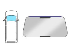 JOINT D'ÉTANCHÉITÉ PARE-BRISE NISSAN PRIMASTAR 2001-2007 AVANT / SUPÉRIEUR