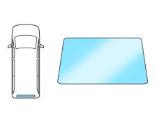 LUNETTE FORD TRANSIT CUSTOM 2013-2018 ARRIÈRE / 1 HAYON ARRIÈRE / CHAUFFANT / VERT 