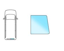 LUNETTE FIAT TALENTO 2016-2022 ARRIÈRE / 2 PORTES ARRIÈRE / CHAUFFANTS / VERT / DROITE