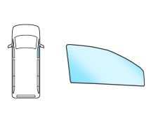 VITRE FORD TRANSIT 2014-2019 CABINE BASSE/HAUTE / AVANT / VERT / DROITE