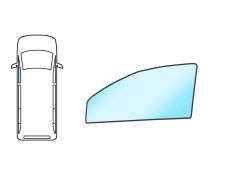 VITRE FORD TRANSIT 2014-2019 CABINE BASSE/HAUTE / AVANT / VERT / GAUCHE
