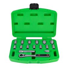 COFFRET D'OUTILS TRAVERSANTES 17 PIÈCES