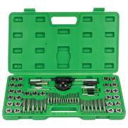 COFFRET TARAUDS ET FILIÈRES DE 60 PIÈCES METRIQUE ET POUCE