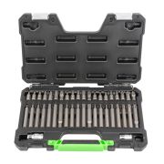 COFFRET 42 EMBOUTS DE VISSAGE (INVIOLABLE) TORX, 12 ET 6 PANS