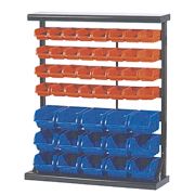 ETAGERES SUR PIEDS AVEC 47 BOITES A BEC
